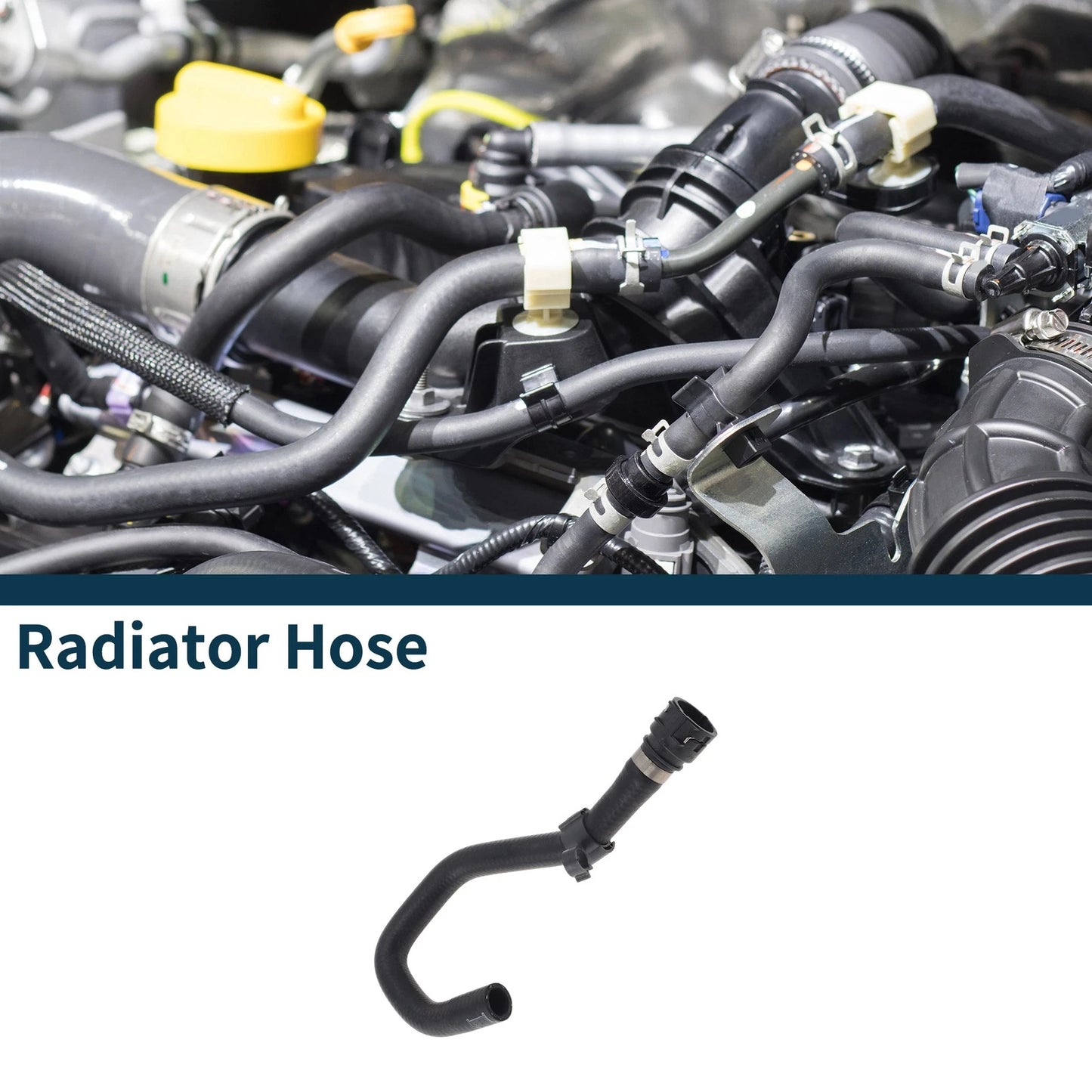 Radiator Hose for Audi Q5 2.0T (2009–2012) No. 8RD819376N Rubber