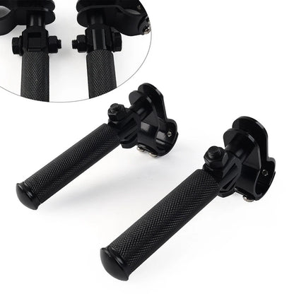1 Pair CNC Folding Foot Pegs for Universal Motorcycle