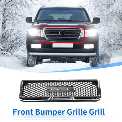 Front Upper Hood Bumper Grille for Toyota Land Cruiser (2007–2012) Honeycomb