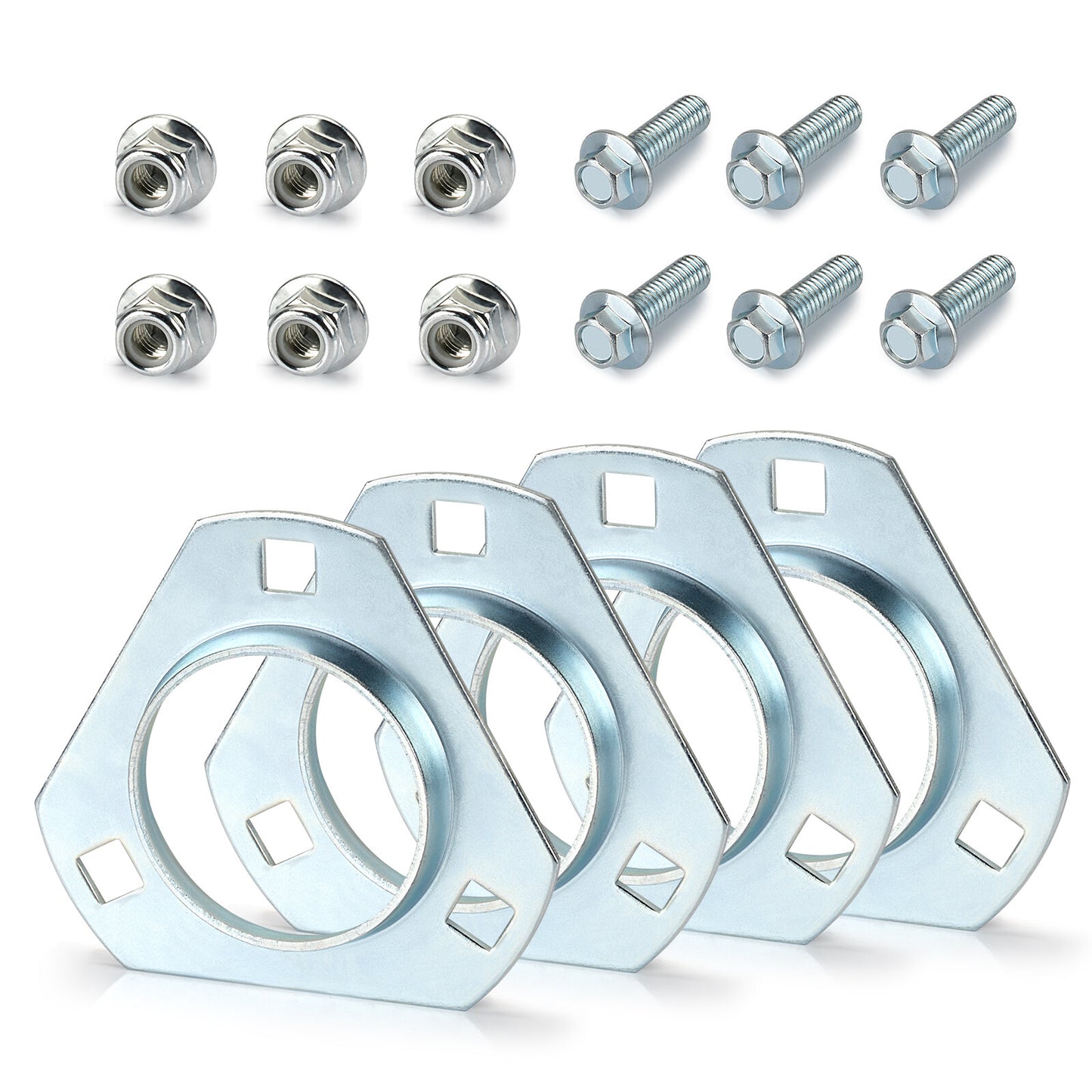 Go-Kart Live Axle Bearing Kit for Go-Kart Mini Bike (3-Hole)