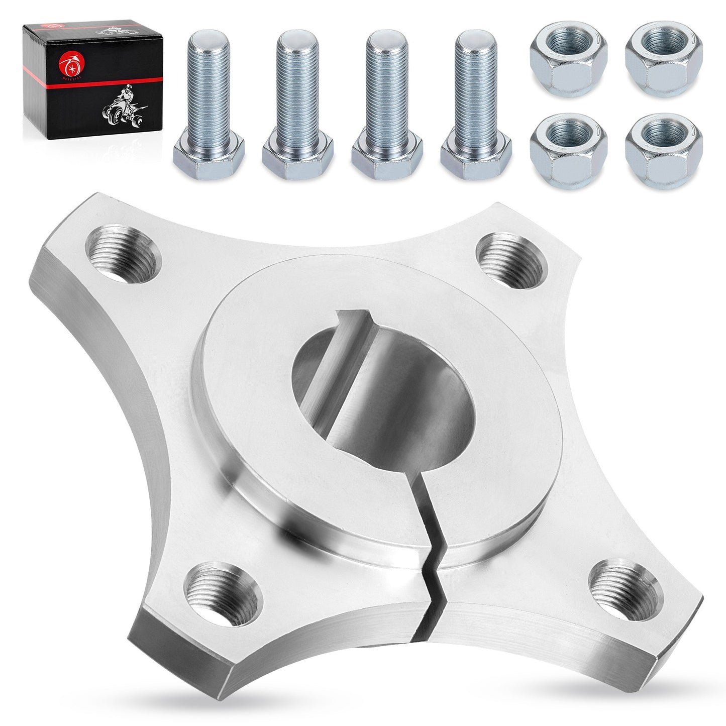 Set of 2 Rear 1-1/4" Aluminum Wheel Hubs for Go Kart Off Road