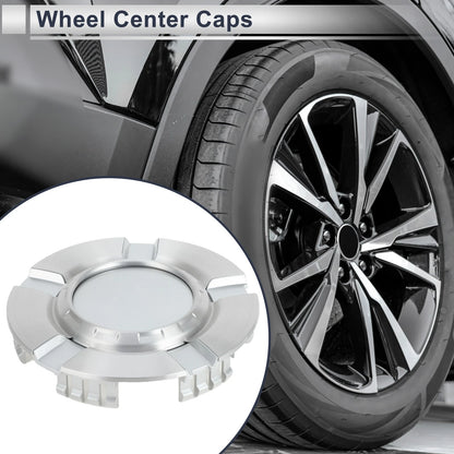 Set of 4 Wheel Center Caps for Chevrolet Silverado 1500 (2007–2013) Silver Tone