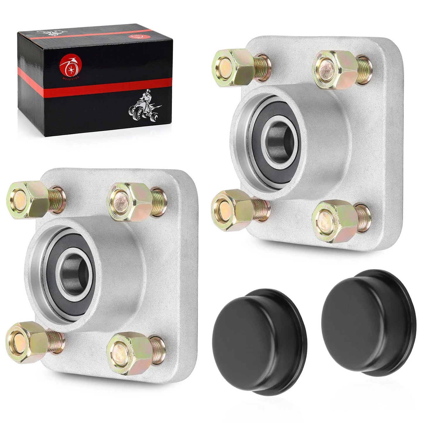 2 x Wheel Hub & Cover Cap for Yamaha Golf Cart (G8-G27)