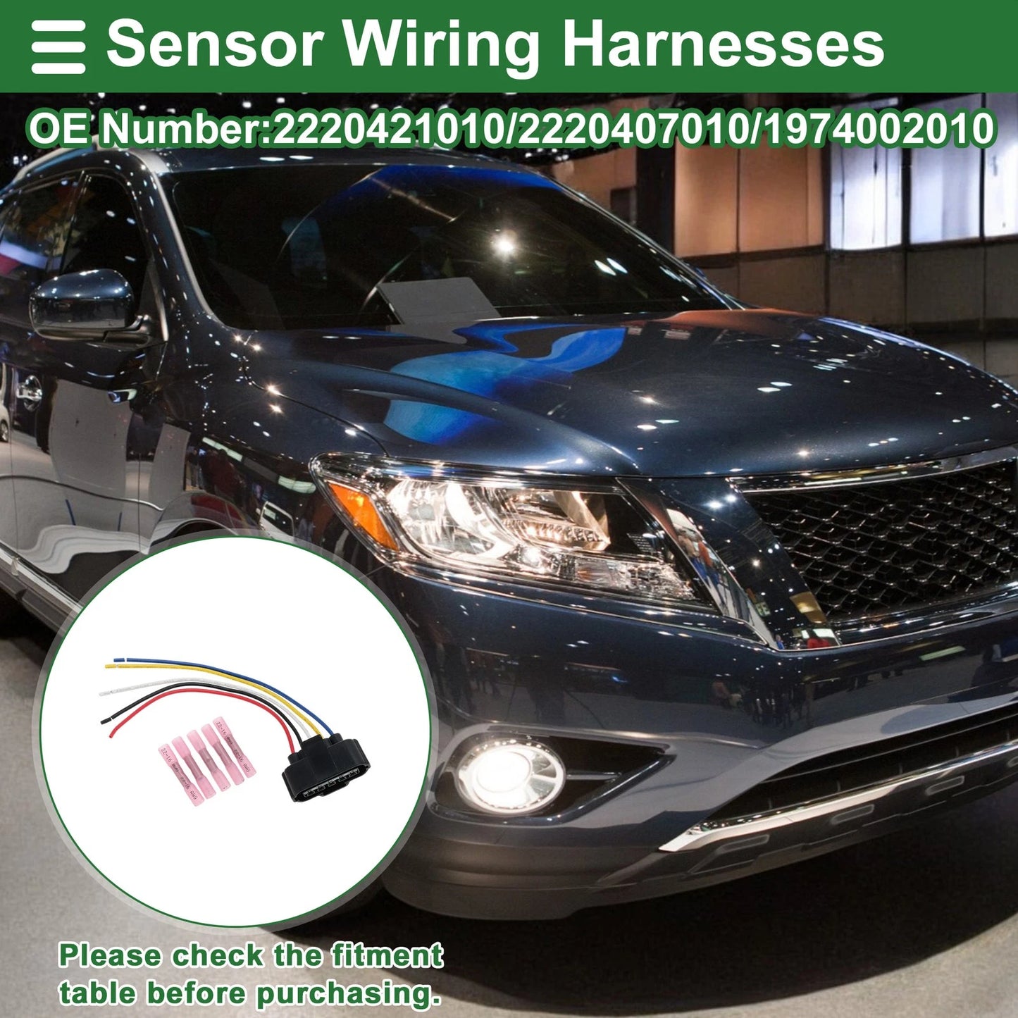 5 Pins Sensor Wiring Harness for Jaguar S-Type (2002–2008) No.2220421010 18AWG