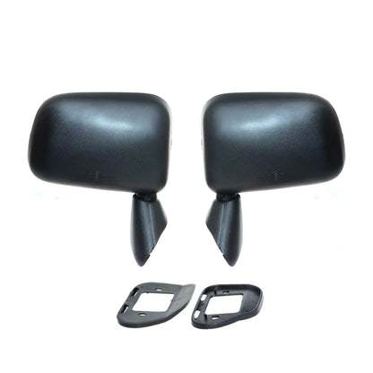 Side Mirror Pair Black for Toyota Hilux Pickup (1988–1997)