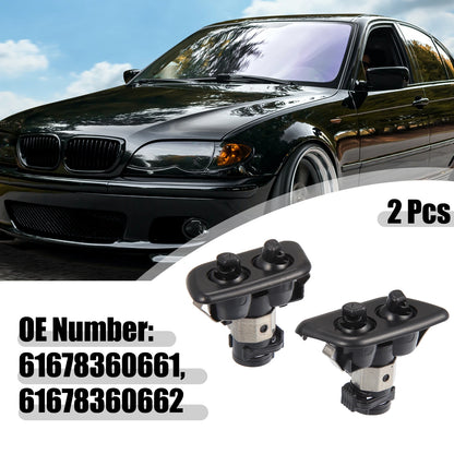 2X Headlight Washer Nozzle Sprayer Jet for BMW 525i (2001–2007)
