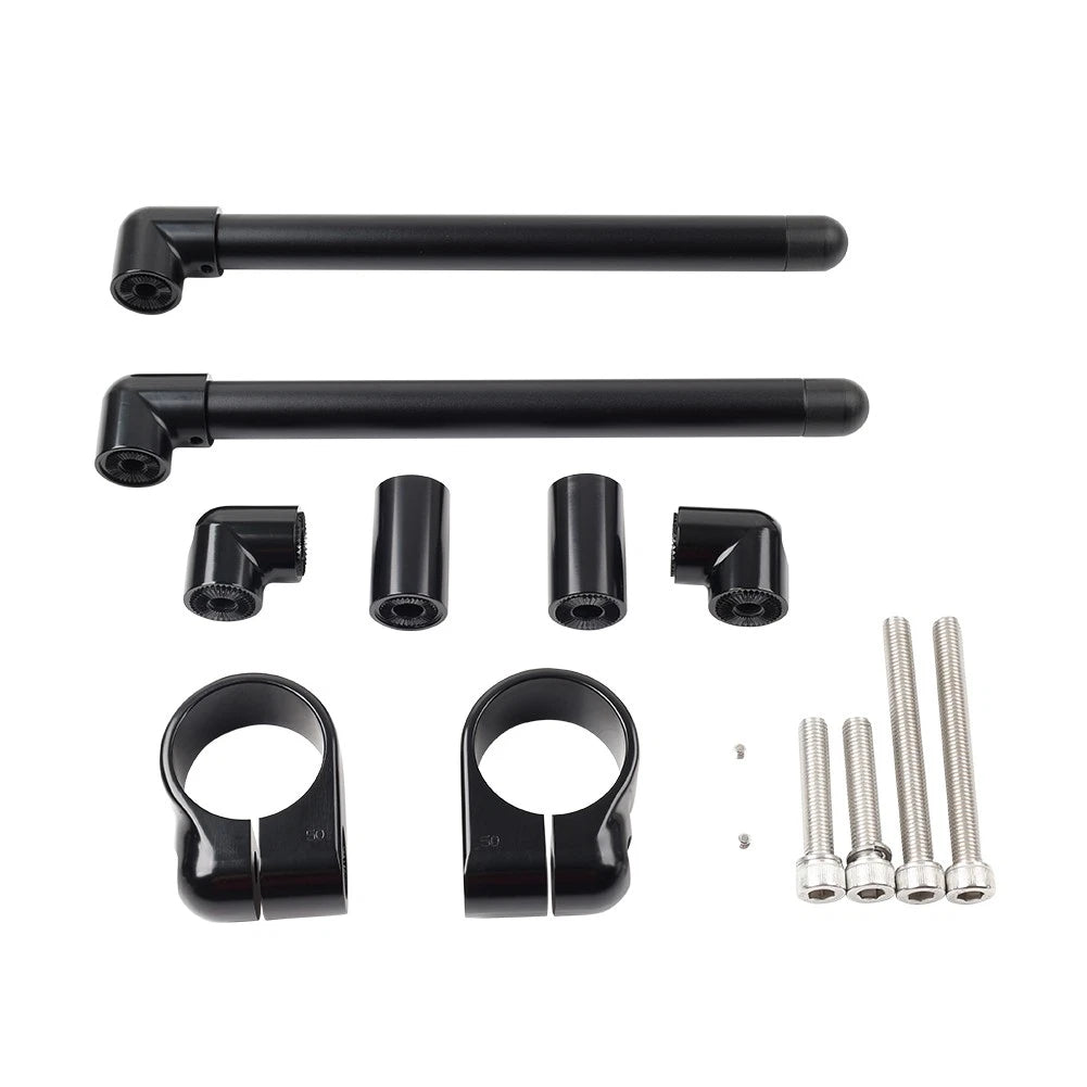 46MM Cafe Racer Clip-On Handlebar for Universal Motorcycle (7/8")