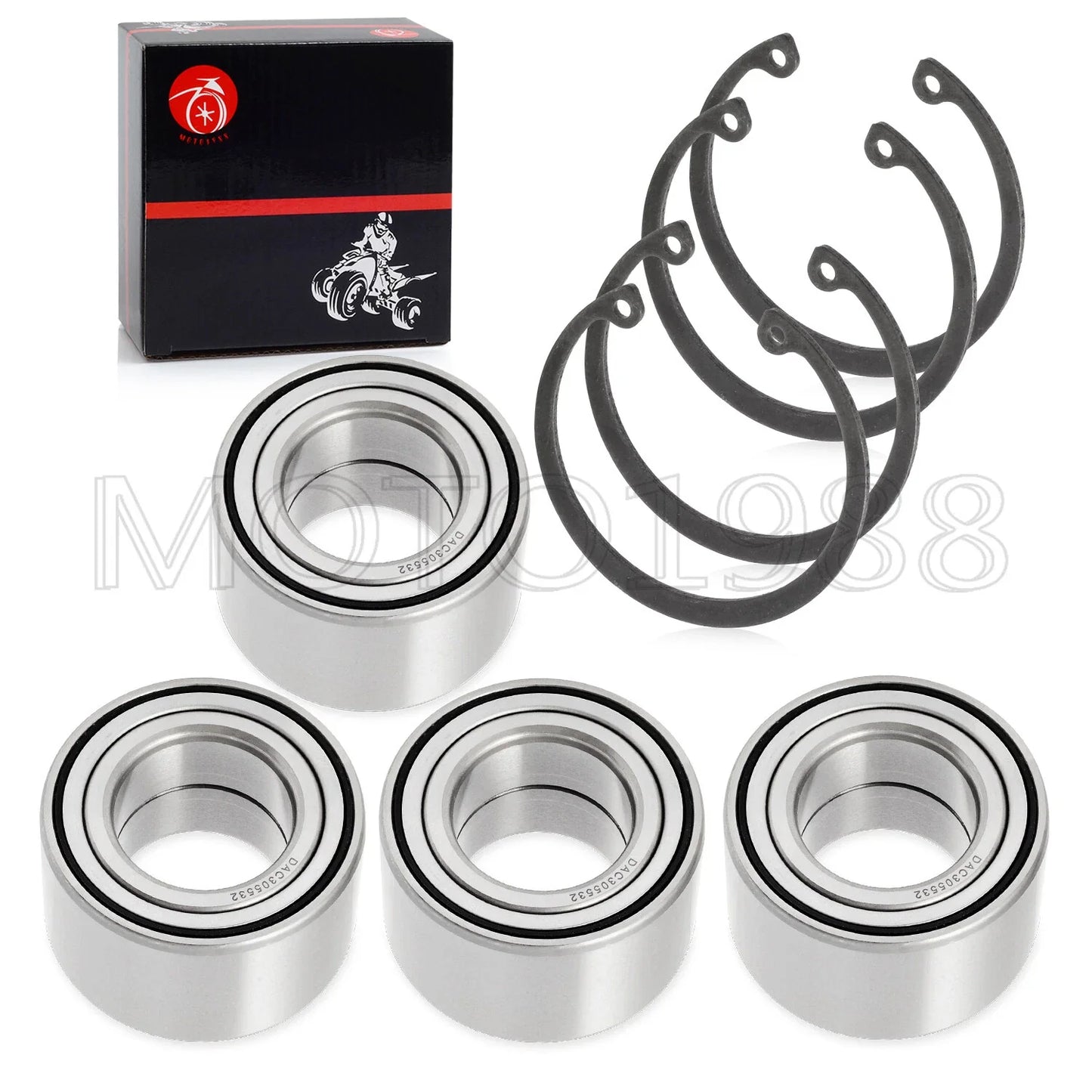 Rear Wheel Bearings 30x55x32mm for Yamaha Big Bear 400 YFM400FB (2007–2012)