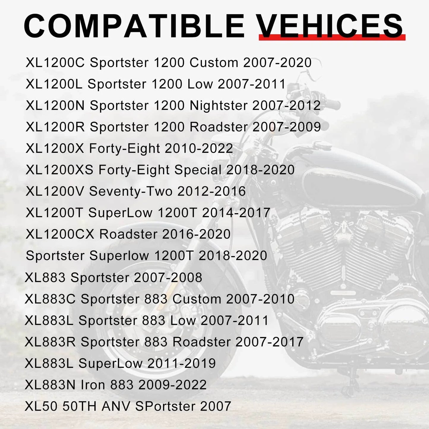 Spark Plug Wire Set for XL1200V Seventy-Two (2012–2016)