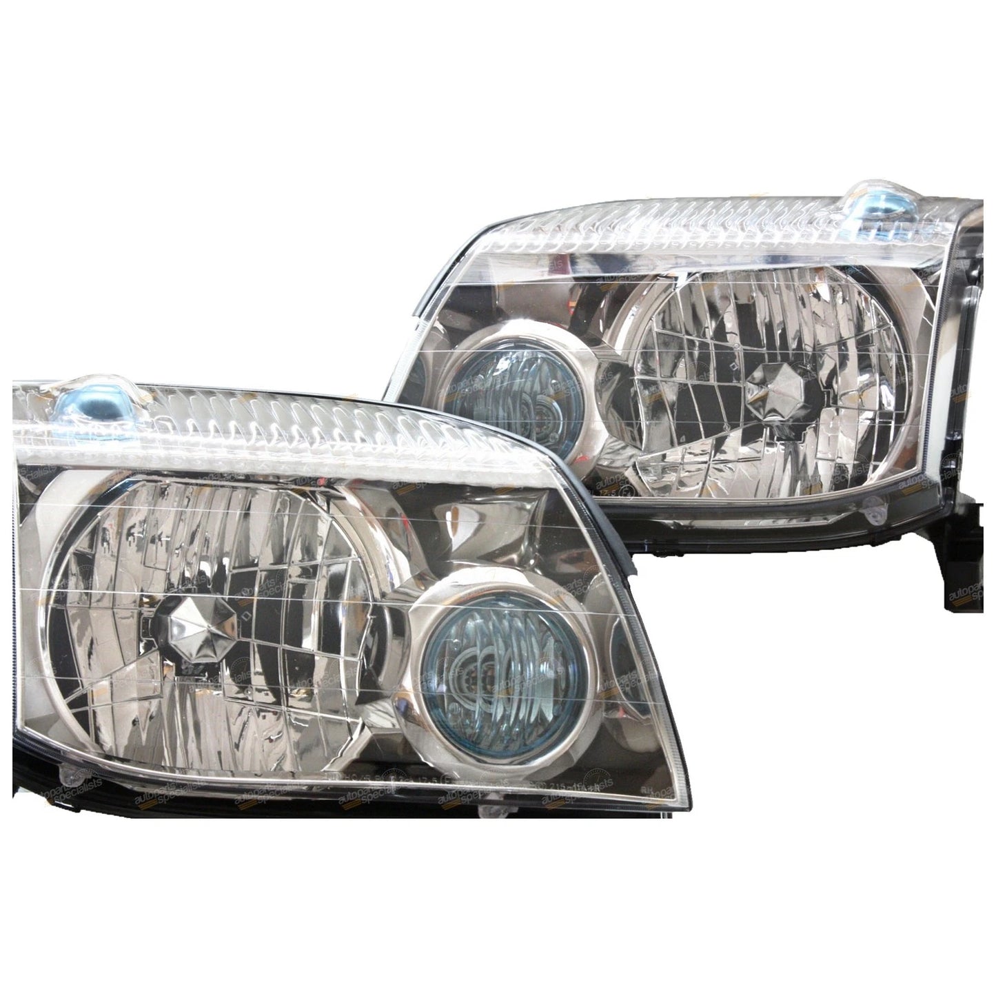 2X Replacement Headlights for Nissan X-Trail T30 (2001–2007)