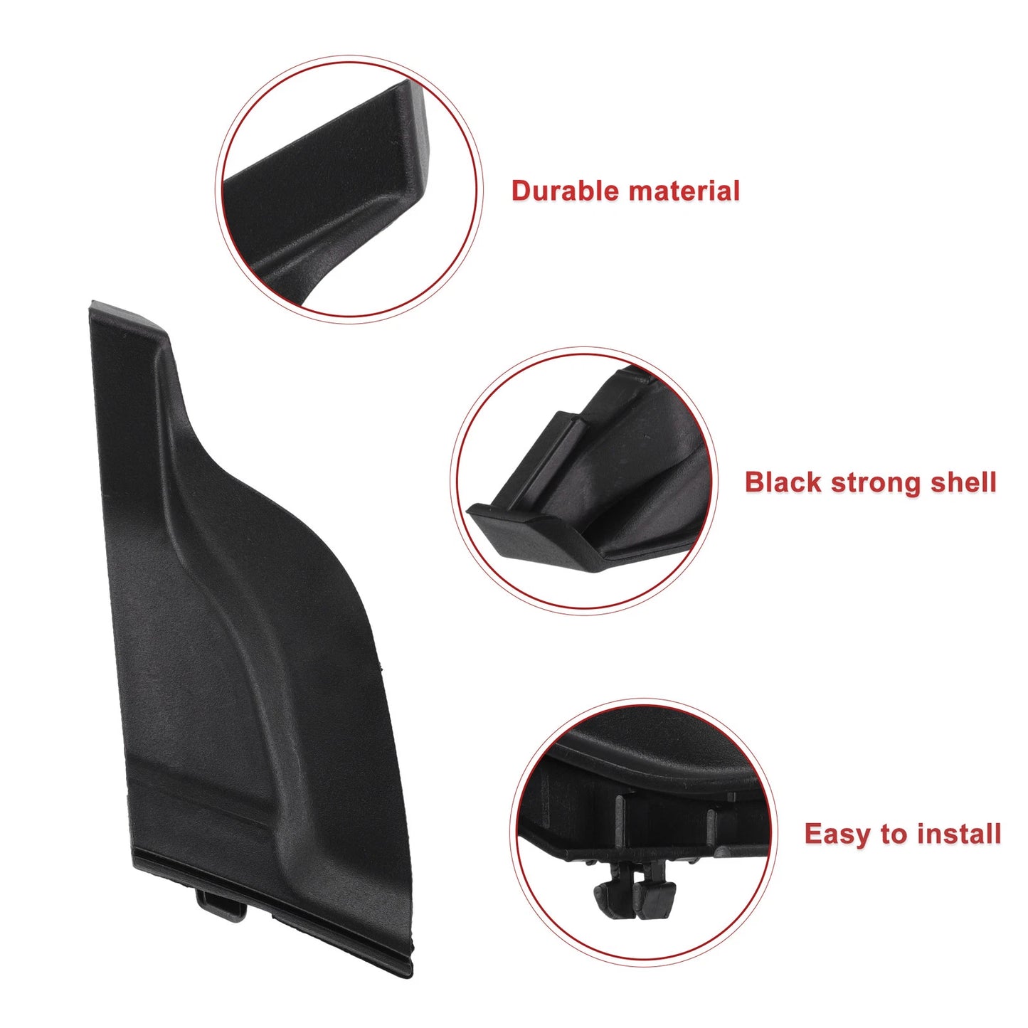 1 Pair Windshield Wiper Cowl Cover Extension Trim for Toyota Prius (2010–2015)