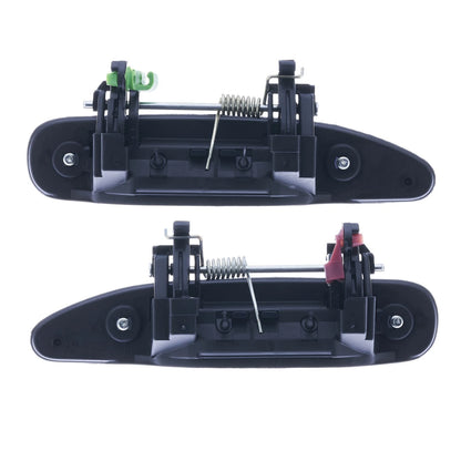 Set of 2 Outer Door Handles Black for Nissan Patrol (1997–2016)