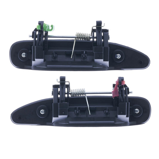 Set of 2 Outer Door Handles Black for Nissan Patrol (1997–2016)