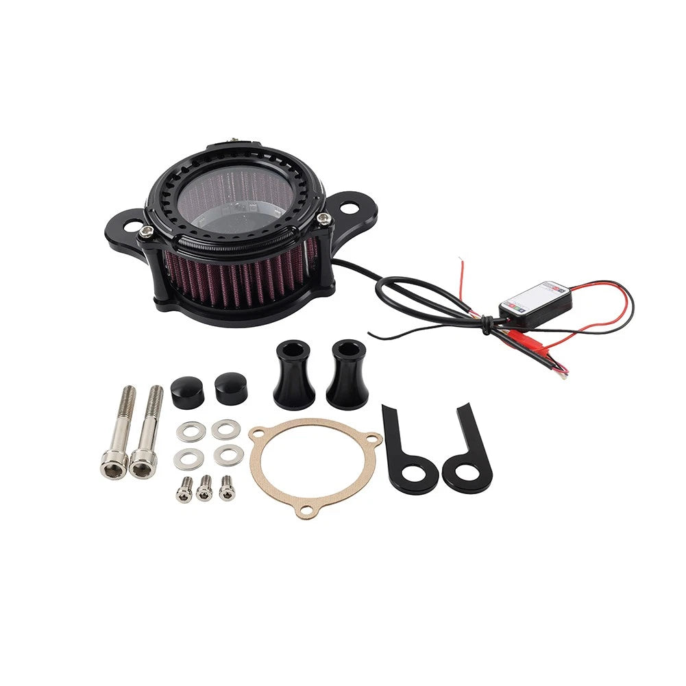 Chrome Tri Line Gauge Stereo Accent Trim Cover for Harley Touring (2014–2022)