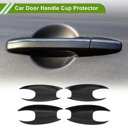 Cup Protector for BMW X3 Carbon Fiber Black 4 Pcs (2022-2023)