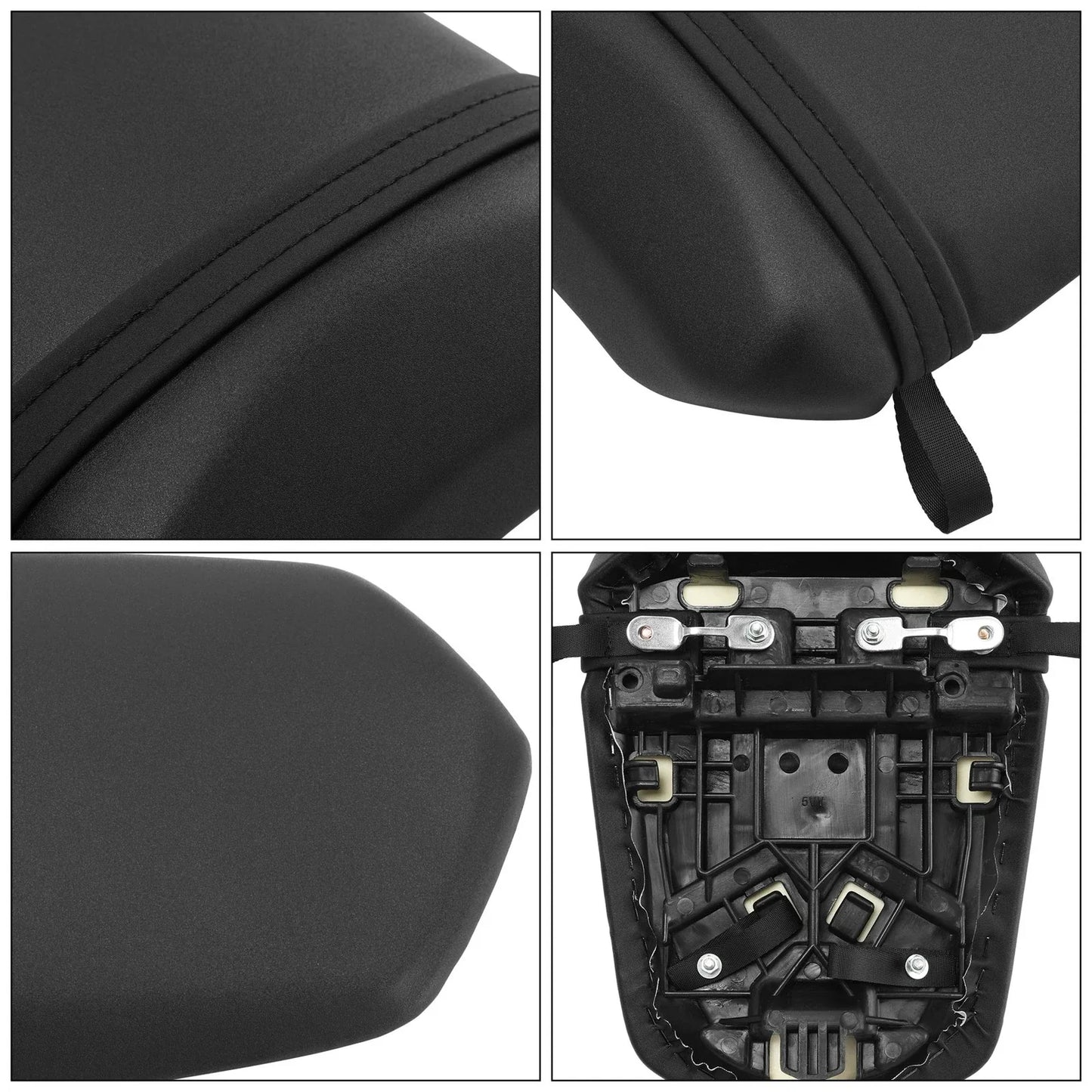 Rear Black Pillion Passenger Seat for Yamaha YZF R1 (2004-2006)