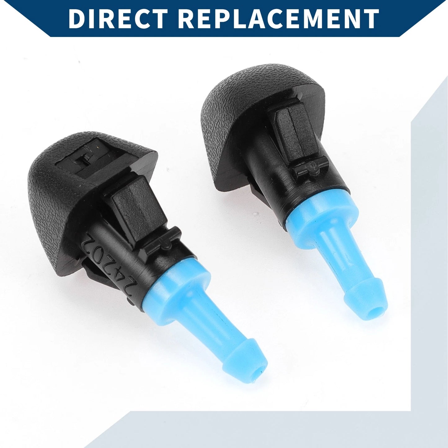 2 Pcs Front Windshield Washer Nozzles for Subaru Outback Legacy