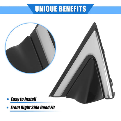 Right Mirror Corner Triangle Fender Cover for Hyundai Santa Fe (2013–2018) No. 861902W000