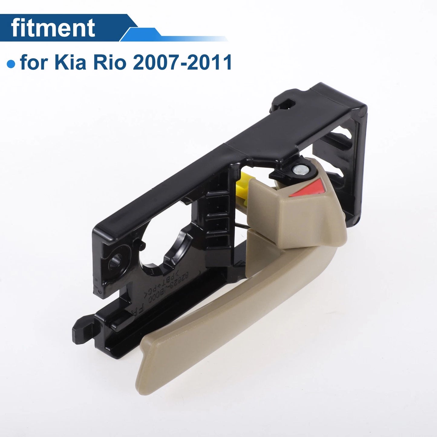 Front Passenger Side Interior Door Handle for Kia Rio (2012–2017) No. 826101G000 Beige Black