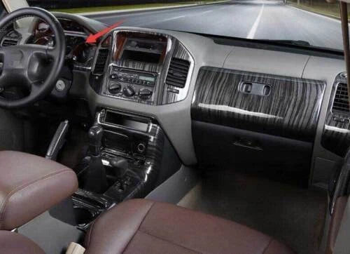 Instrument Panel Trim Woodgrain for Mitsubishi Pajero Montero (2000–2006)