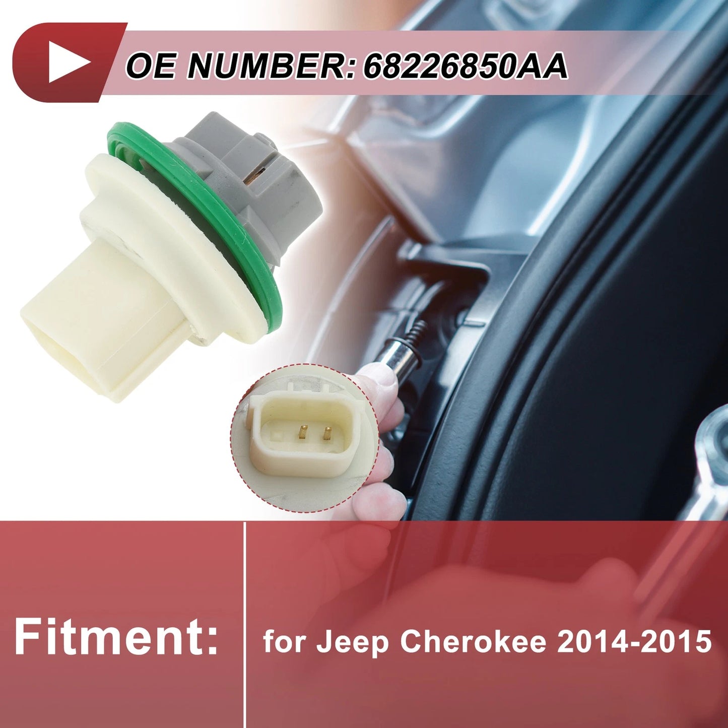 Turn Signal Light Socket for Jeep Cherokee (2014–2015) No. 68226850AA