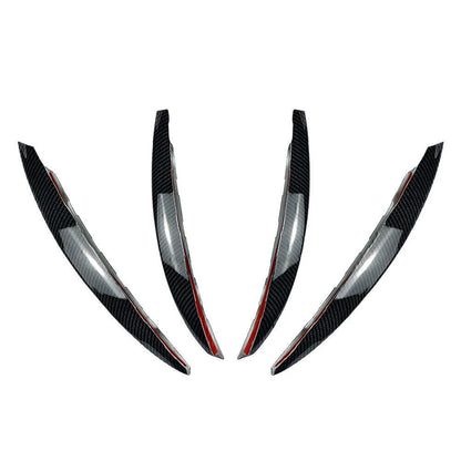 Front Bumper Splitter Fins Spoiler Canards for Mercedes Benz C-Class (2022-2023)