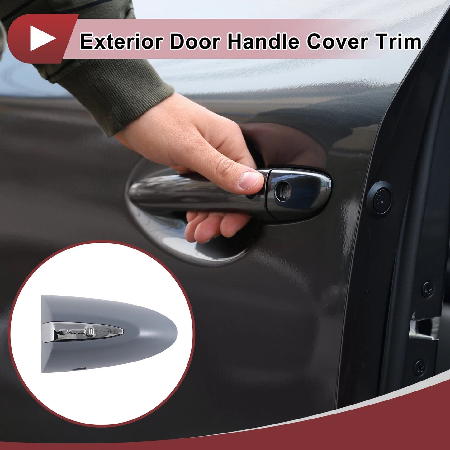 1 Pcs Exterior Trim for Jaguar XJ (2010–2019) No.C2D32290LML Gray