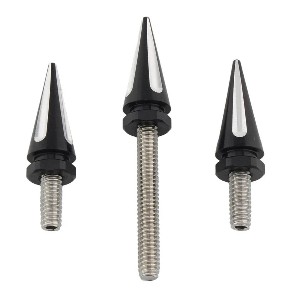 3 x Windshield Trim Screws for Harley Electra Glide 2014-2023 Black