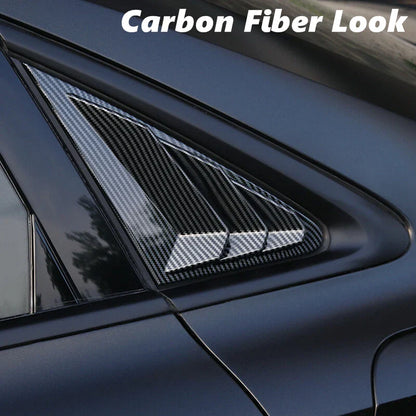 Carbon Fiber Side Vent Scoop Louver Cover for Audi A3 8V Sedan (14–19)