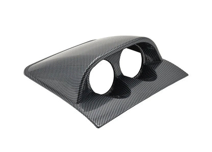 2" 52mm Dual Hole Dashboard Gauge Pod Mount Holder for Universal Car Models
