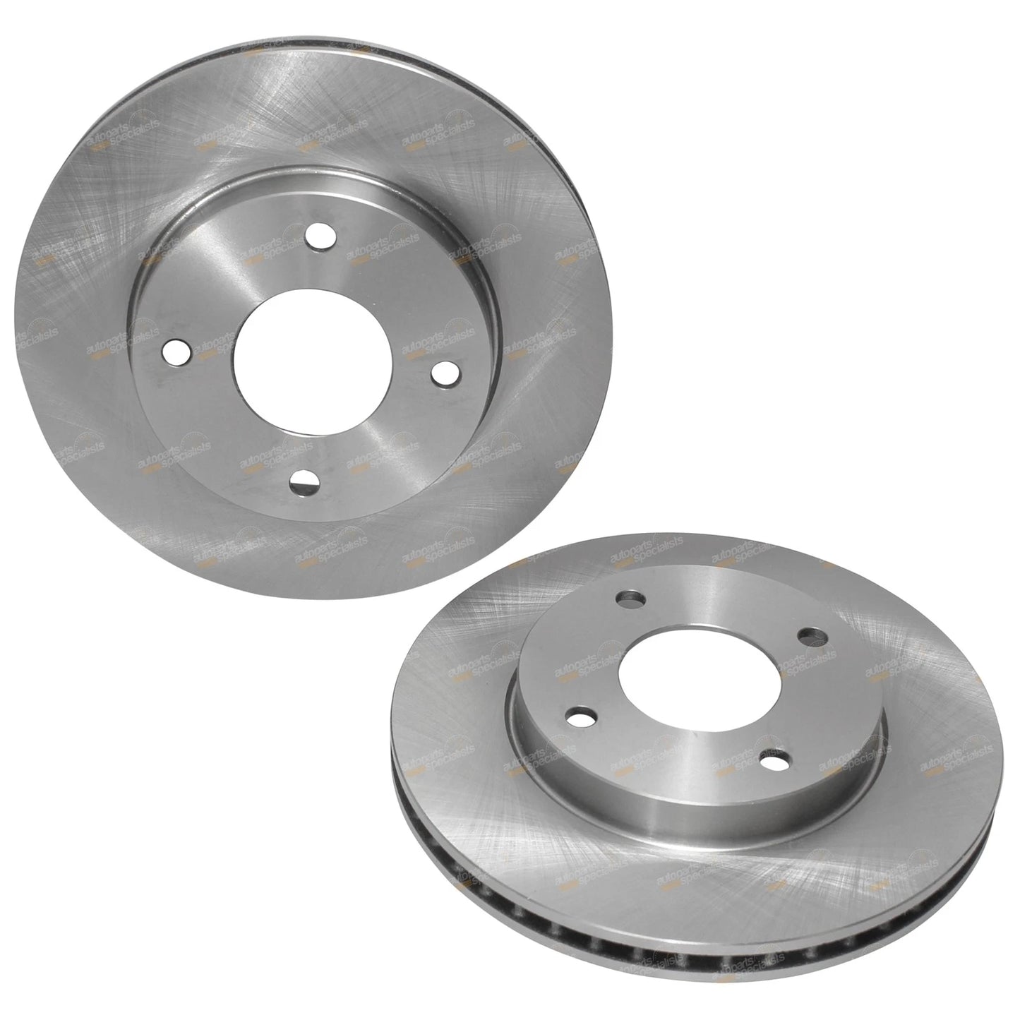 2 Front Disc Brake Rotors for Nissan Tiida C11 (2006–2013)