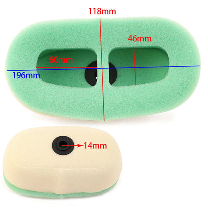 Fabric Bottom Air Filter Cleaner for Honda XR250L XR250R XR350R XR400R XR600R (1996-2004)