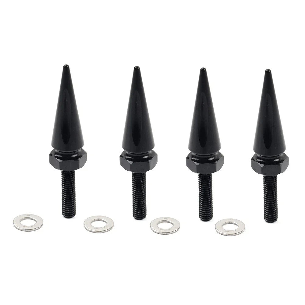 Spike Bolts for Harley Road Glide Windshield 2015-2023 Aluminum Black