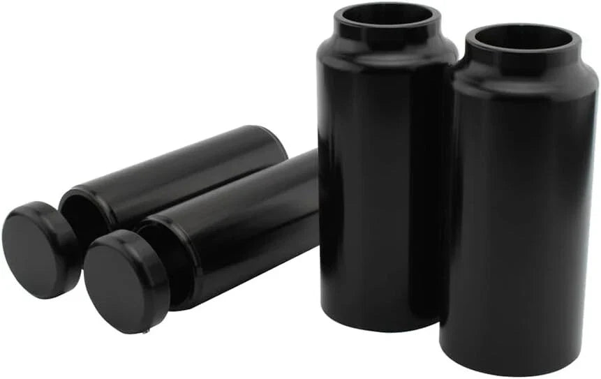 6Pcs Fork Cover Caps for Harley Street Bob FXBB (2018-2021) Black