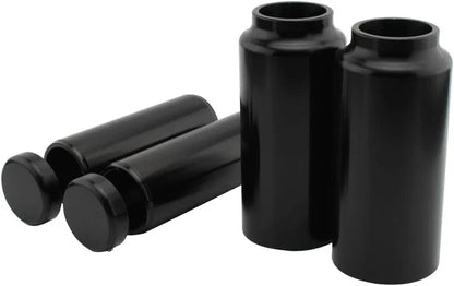 6Pcs Fork Cover Caps for Harley Street Bob FXBB (2018-2021) Black