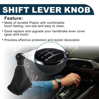 5 Speed Gear Shift Knob w/ Cover No. 4B0863279A for Audi A4 (1997–2000)