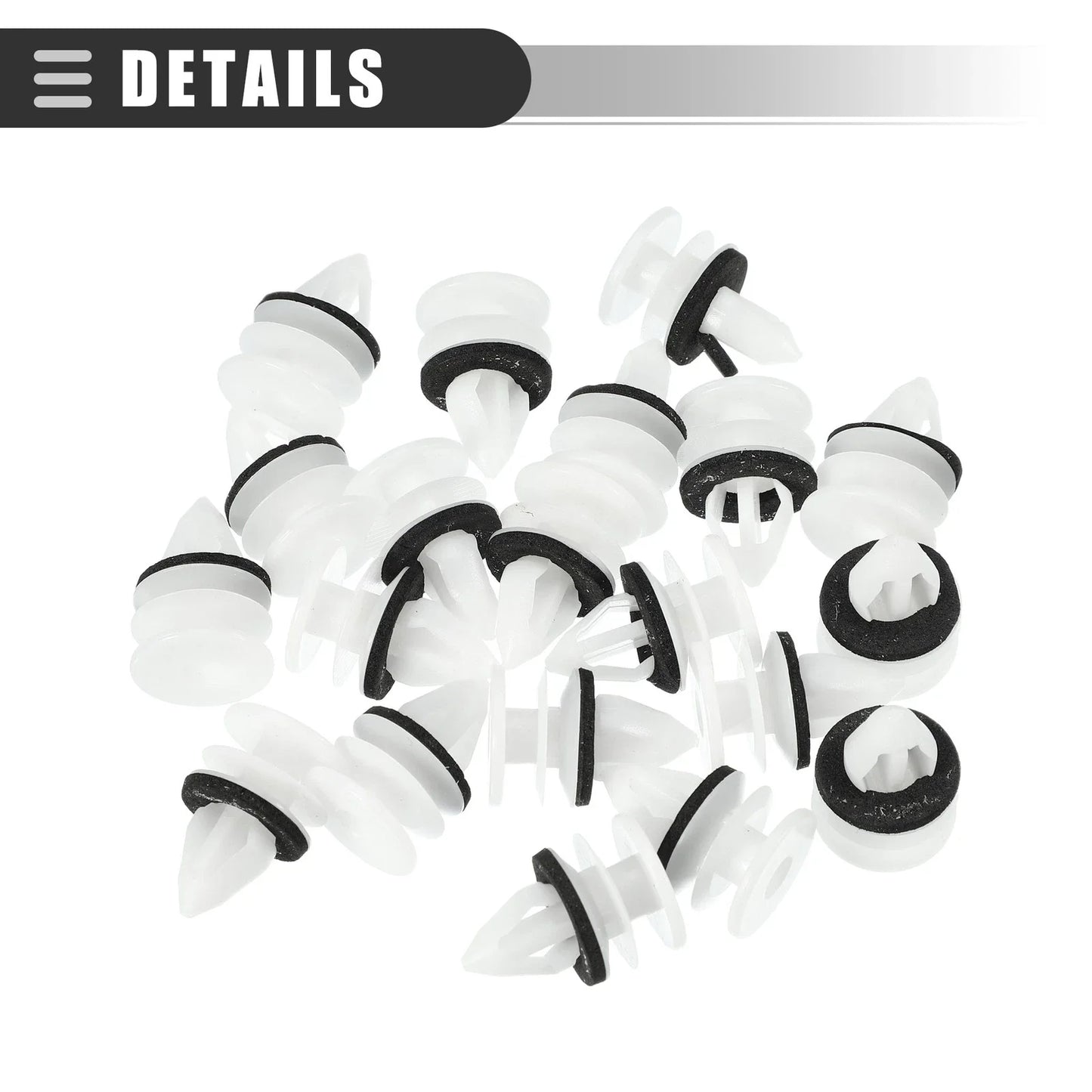 20 x Vehicle Door Trim Panel Push Clips for Chevrolet (No.11519031)