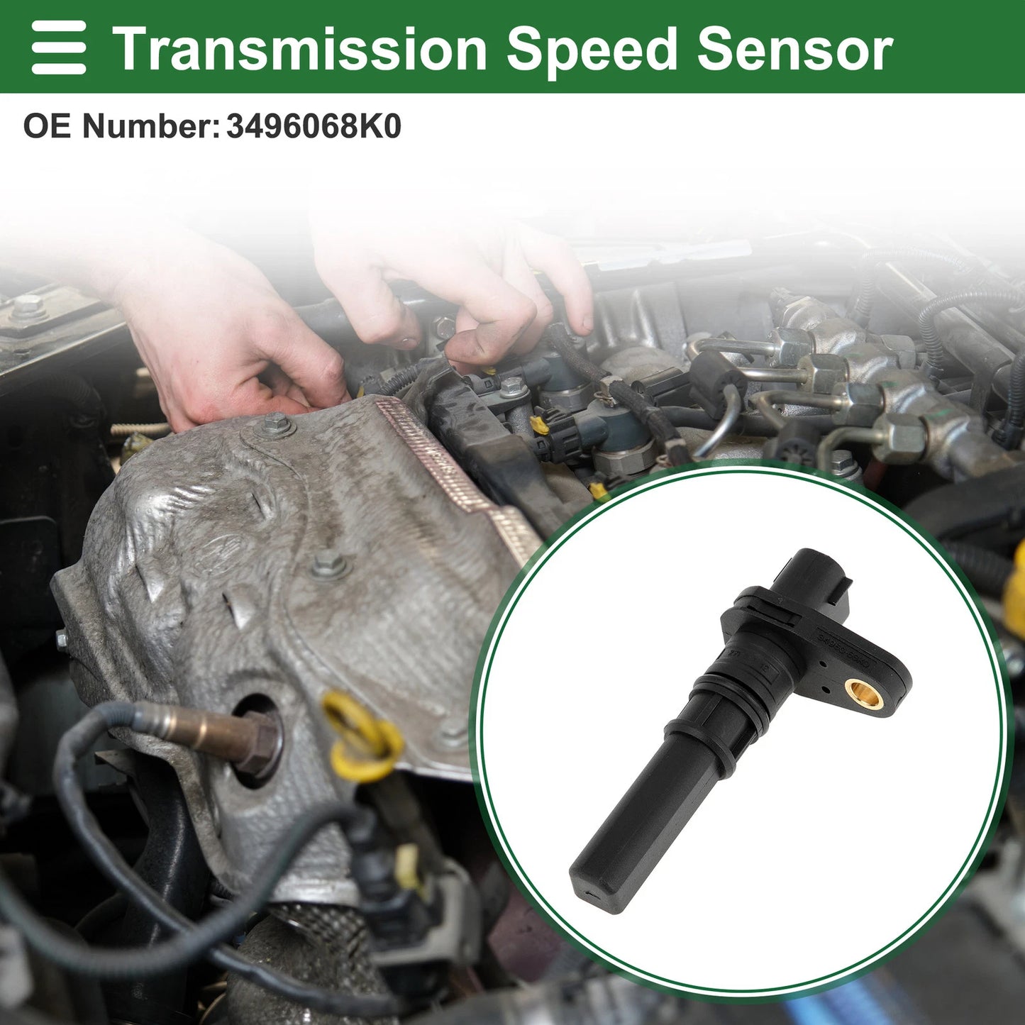 1 Pc Transmission Speed Sensor No.3496068K0 for Suzuki