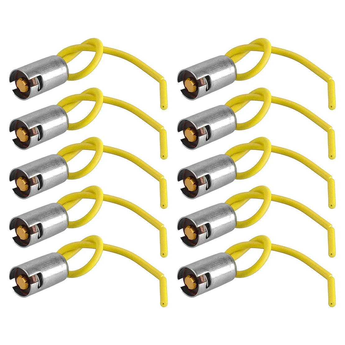 10 x BA9S Car Truck Light Bulb Socket Connectors with Cable for Various Models