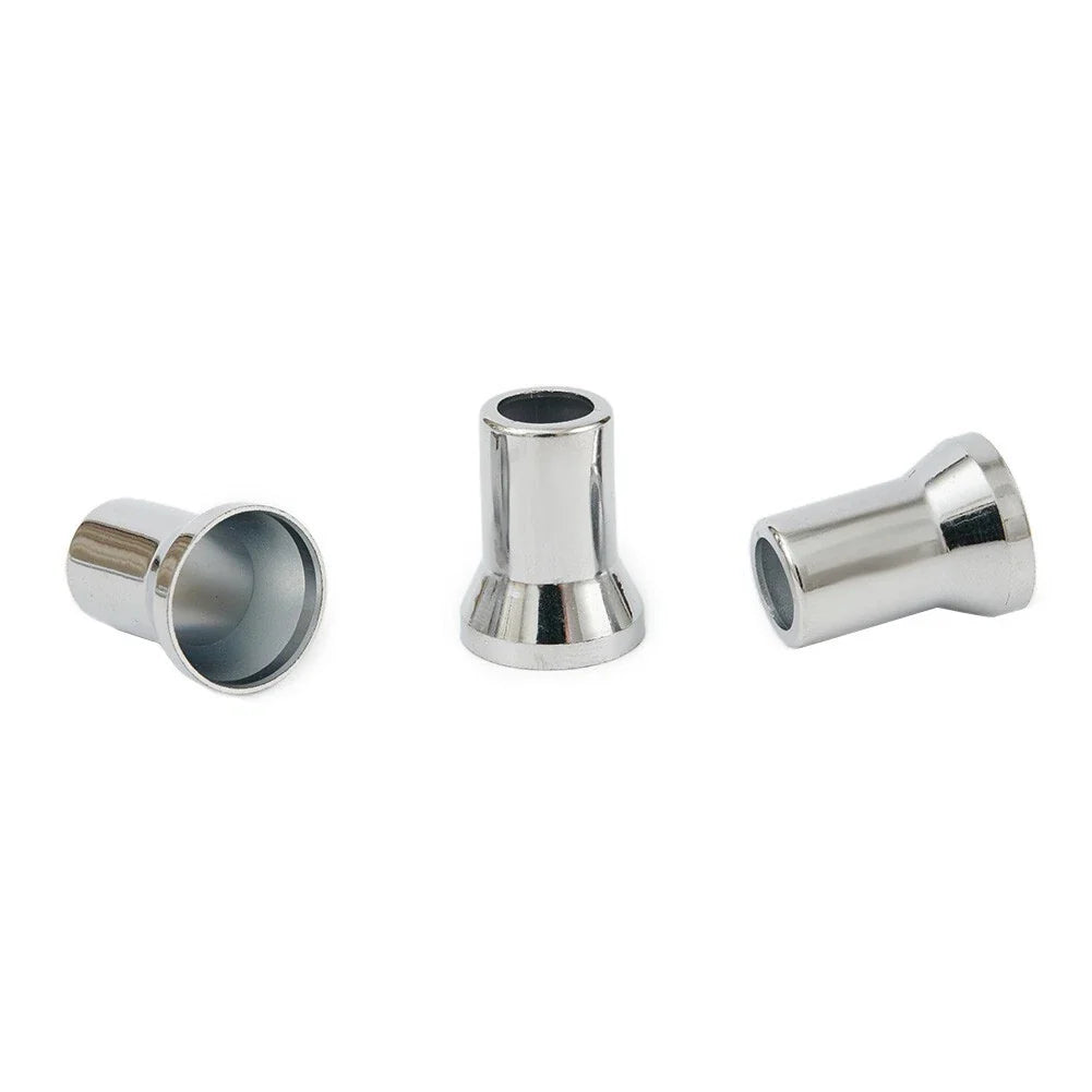 Valve Stem Hex Cap with Sleeve Cover Decor for Silver Car