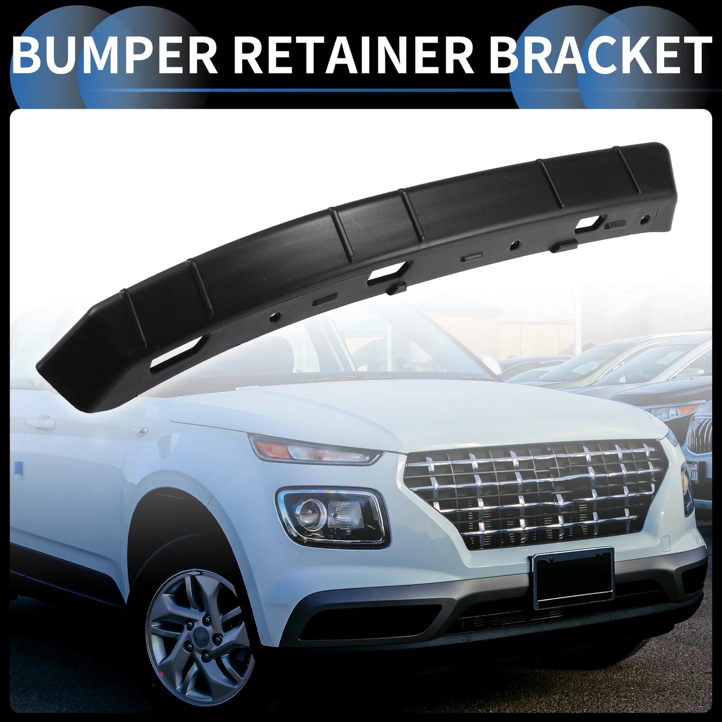 1pc Left Front Bumper Retainer Bracket No.86525K2000 for Hyundai Venue (2020–2023)