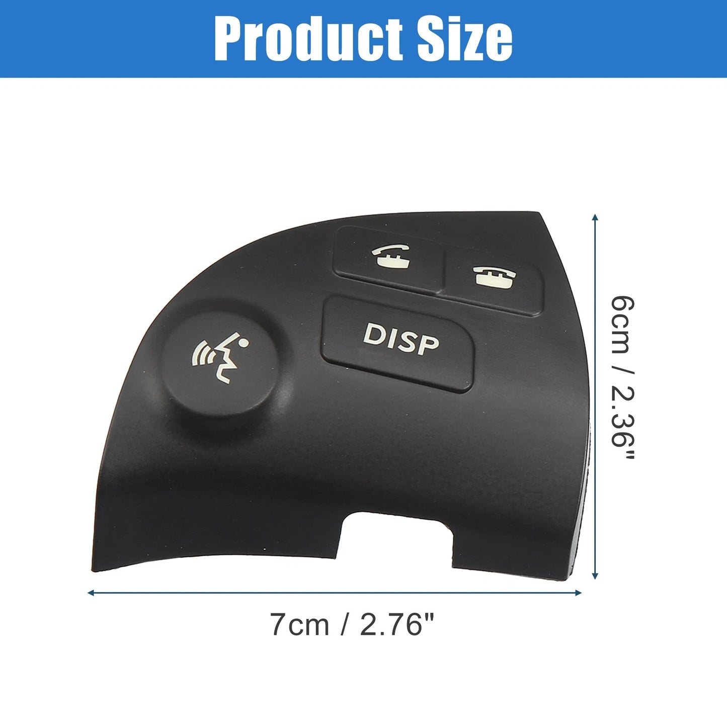 2X Steering Wheel Volume Control Switch Button for Lexus  84250-33190-C0