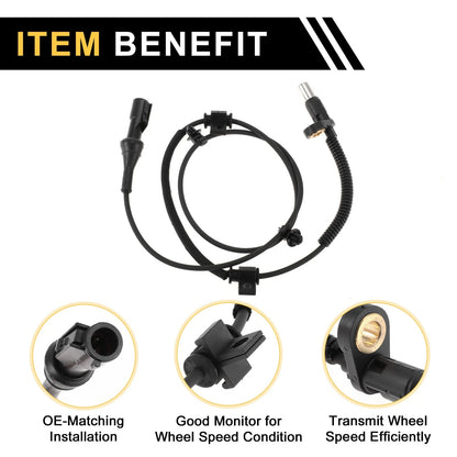 ABS Wheel Speed Sensor for Ford F-250 F-450 F-550 Super Duty (2005–2022)