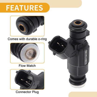 1 Pc Fuel Injector No.0280156180 for Volkswagen Phaeton 4.2 (2004–2006)