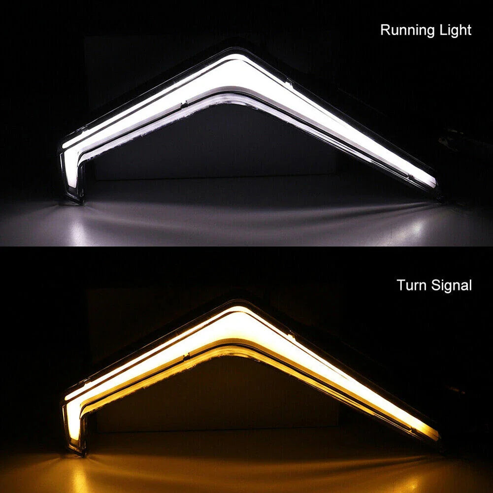1 Pair Front LED Turn Signal Lights for RZR RS1 Turbo XP 4 1000 (2018-2023)