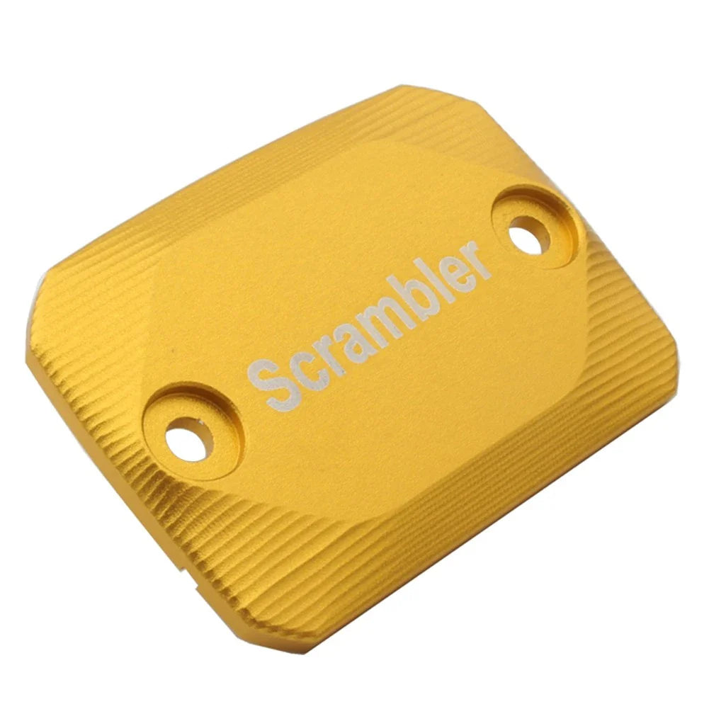 Ducati Scrambler 1100 Gold Brake Clutch Reservoir Cover Oil Pump Cap