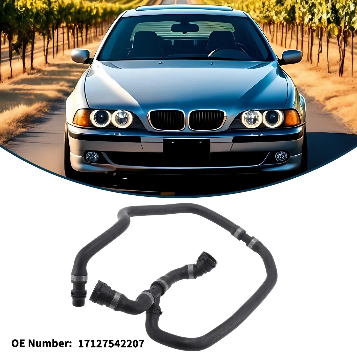 Radiator Hose Coolant Pipe for BMW 5 Series (2004 - 2010)