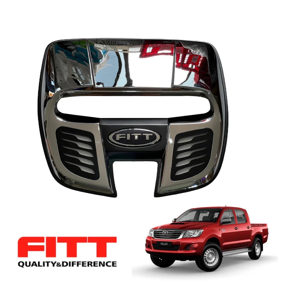 LED Hood Scoop Bonnet Cover Trim for Toyota Hilux, Fortuner (2012-2014)