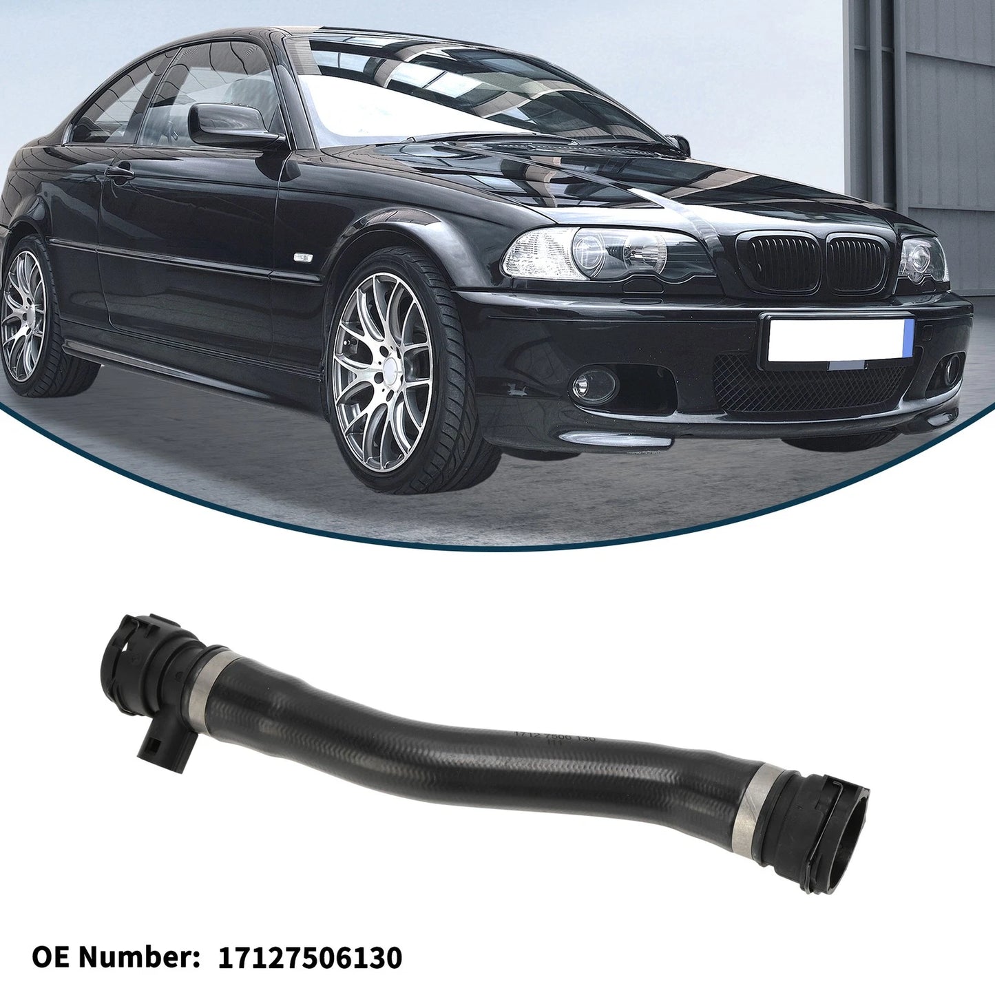 Radiator Hose No. 17127506130 for BMW 3 Series (E46) 318i (2001–2005)