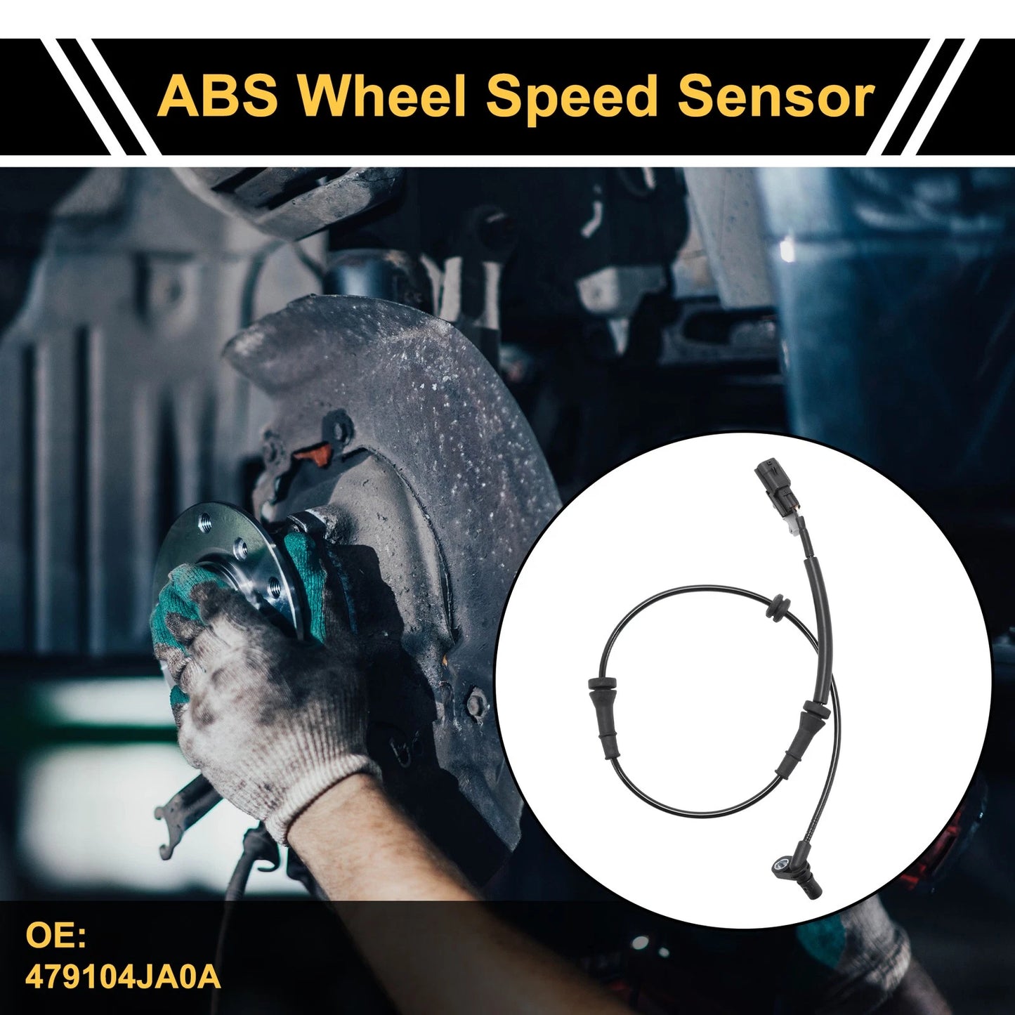 ABS Wheel Speed Sensor No. 479104JA0A for Nissan Navara NP300 (2014–2024)